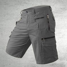 Category:WE-Pants; Season:Summer; Fabric:Cotton Blend; Gender:Men's; Style:Classic,Casual,Fashion; Occasion:Daily,Outdoor,Camping  Hiking; Fit Type:Regular Fit; Function:Wearable; Waistline:Mid Waist; Pattern:Plain; Design:Buttons,Multi Pocket; Pants Type:Shorts,Cargo Shorts,Hiking Shorts,Tactical Shorts; Fly Type:Zipper; Front page:FF; Listing Date:05/17/2024; Production mode:External procurement; Hips:; Length:; Waist:; Pants Length:Short Hiking Fashion, Hiking Shorts, Shorts Cargo, Classic Casual, Plain Design, Type Of Pants, Camping Hiking, Pants Length, Pocket Pants