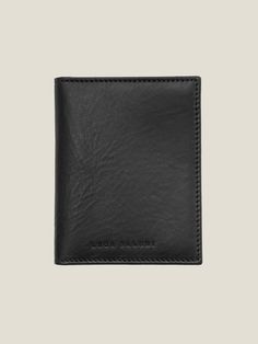 Black Leather Cardholder | Luca Faloni Card Holder Leather, Card Slots, Natural Leather, Card Holder, Black Leather, Leather, Gifts, Black