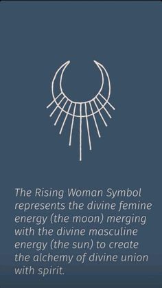 the rising woman symbol represents the divine feminine energy the moon merging with the divine mascuine energy the sun to create the alchemy of divine union with spirit