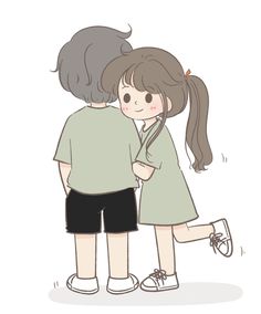 Cute Chibi Couple, Cartoon Couple, Cute Bunny Cartoon, Cute Cartoon Images, Cartoon Girl Drawing