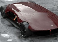 a futuristic car is shown in this image