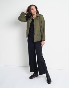 "Olive green jacket shirt with button closure and two front lower pockets, epaulettes. Originally made for women. Maker: Military  |  Made in USA  |  Material: Cotton Poplin Ripstop Condition: Great. Shadow patches on chest. Potential for small holes or scuffs.  X-SMALL: Shoulders: 16\"  |  Chest: 18\"  |  Length: 23.5\"  |  Sleeve: 21.5\" SMALL: Shoulders: 16.5\"  |  Chest: 20-21\"  |  Length: 25\"  |  Sleeve: 23\" Cecily is 5'9\" and wears a modern small jacket. She is wearing the SMALL with 20\" chest here. SHOP http://www.rawsonstudio.etsy.com FOLLOW US + instagram | @_rawson + pinterest | rawson *No Returns. Items are eligible for store credit only. We ask that the buyer ship to provided address and a credit code is issued for one year.*" Green Button-up Outerwear With Flap Pockets, Green Workwear Outerwear With Patch Pockets, Long Sleeve Cargo Pocket Shacket For Work, Long Sleeve Shacket With Cargo Pockets For Work, Green Blazer With Patch Pockets For Fall, Green Collared Outerwear With Patch Pockets, Green Shacket For Work With Button Closure, Green Workwear Shacket With Button Closure, Green Button Closure Shacket For Work