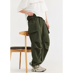 Moisture Wicking Outdoor Hiking Green Cargo Pants Fabric: 100%Polyester Size: S, M, L, XL, Style: Cargo Pants Pants Type: Wide Leg Pants Multiple Color Selections: Black, Army Green  Season: Spring, Fall, Summer Green Techwear Wide Leg Bottoms, Green Wide Leg Techwear Bottoms, Urban Style Baggy Bottoms For Outdoor Activities, Green Wide-leg Techwear Bottoms, Baggy Urban Bottoms For Outdoor Activities, Khaki Techwear Trousers, Relaxed Fit Ankle-length Cargo Pants For Outdoor, Cotton Cargo Pants For Outdoor Activities, Baggy Outdoor Pants With Multiple Pockets