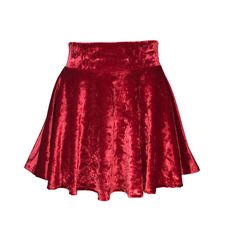 "**Due to SO MANY issues with USPS - we STRONGLY ENCOURAGE you to purchase the UPS Upgrade with your order located here: https://www.etsy.com/listing/926751536/ups-upgrade Bold red stretch crushed velvet high-waisted skater skirt. It swings and twirls with movement. The skirt length is 15.5\" from top to bottom - but if you'd like it shorter, please say so in the comments. Womens Sizing (See below for instructions on where measurements should be taken) Extra Small (Size 0-2): Bust 31\"-32\" / Wa Santa Skirt, Mini Circle Skirt, Velvet Skater Skirt, Red Skater Skirt, Waisted Skirts, Mini Skater Skirt, Flared Mini Skirt, Red Skirt, Red High