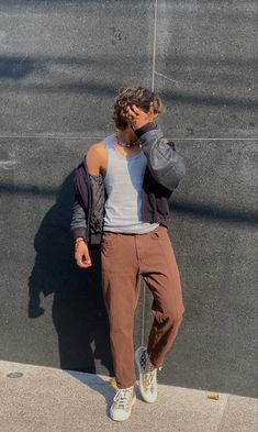 Buff Men Outfits Aesthetic, Aesthetic Mens Poses, Male Outfit Inspo Aesthetic, Sporty Aesthetic Outfit Male, Male Summer Outfits Aesthetic, Boy Outfits Aesthetic Summer, Guy Outfits Casual Street Styles, Val Aesthetic, Shein Outfits Men