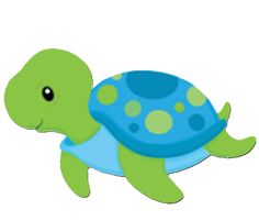 a green and blue turtle with dots on it's shell