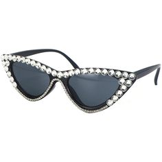 metal frameComposite lensnon-polarizedLens width: 50 millimetersCat Eye Rhinestone Crystal Sunglasses. Unbreakable PC frame, reinforced metal hinges,exquisite temples, Many compliments everytime you wear them.Arrow Slim Fashion Design-Retro 1990's cat eye sunglasses featuring an exaggerated cat eye silhouette with a slim design. Sunglasses is embellished at cat eye frames with bling rhinestones. High quality crystals that really catch the light.The sunglasses are gorgeous in person! Absolutel... Black Metal Sunglasses For Party, Elegant Silver Cat Eye Sunglasses For Party, Black Metal Sunglasses For Parties, Party Sunglasses With Metal Frame And Glass, Silver Cat Eye Sunglasses For Parties, Silver Cat Eye Sunglasses For Summer Party, Silver Cat Eye Sunglasses For Party, Black Metal Party Sunglasses, Retro Cat Eye Sunglasses For Beach