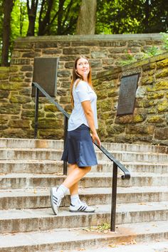 Introducing our newest style, the Skate Skirt! It's got more room in the hips and is wider at the hem. Wear it long or roll the waistband for a shorter look. Versatility is key when it comes to sustainable fashion! Don't think this is just a skirt for sport. The Skate Skirt can transition effortlessly from running to running errands than to running away from the kids on a date night. The Skate Skirt's luxurious comfort is thanks to a blend of sweat-wicking fabric that allows you to move about fr Casual Tiered Skirt With Built-in Shorts, Casual Mini Skirt With Built-in Shorts And Relaxed Fit, Casual Knee-length Tennis Skirt For Summer, Casual Knee-length Summer Tennis Skirt, Casual Knee-length Tennis Skirt, Casual Knee-length Lined Tennis Skirt, Knee-length Casual Tennis Skirt, Casual Skort With Built-in Shorts And Flowy Skirt, Casual Skort With Relaxed Fit And Built-in Shorts