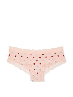 Posey Lace Waist Cotton Cheeky Panty - Panties - Victoria's Secret Stretch Lace, Stretch Cotton, Lace Detail, Victoria’s Secret, Low Rise, Every Day, Victoria's Secret, Lace, How To Wear