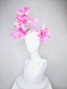 The Hat Doctor From the featured milliner of the 2023 Kentucky Derby Museum kentucky derby hat fascinator pink and blush abstract feather flowers with pink feathers headband attachment.  each hat is totally one of a kind! no two are alike! I can probably add feathers, flowers etc to existing hats for a small fee. I cannot remove anything from existing hats. Just message me and see if we can make it work! :) I cannot make custom order from scratch. My schedule is unfortunately too crazy :( *All h Pink Ostrich Feather Fascinator, Pink Ostrich Feather Fascinator For Royal Ascot, Pink Feathered Fascinator For Races, Pink Feather Fascinator For Royal Ascot, Pink Feathered Headpiece For Races, Whimsical Pink Headpiece With Handmade Flowers, Pink Feathered Fascinator For Kentucky Derby, Pink Feather Trim Headpiece For Kentucky Derby, Pink Feathered Headpiece For Kentucky Derby