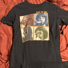 Never Worn Beatles Clothes, Beatles Cross Stitch, Beatles Merch, Beatles Shirt, Beatles Band, Music Tees, Thrift Stores, Band Shirts, Fit Check