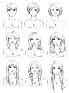 "growing out hair. in case i actually ever follow through with the hair-chopping threats. :)" I second that. Growing Out Hair, Drawing Hairstyles, Drawing Hair, Hair Drawing, Growing Out Short Hair Styles, Hair Envy, How To Draw Hair