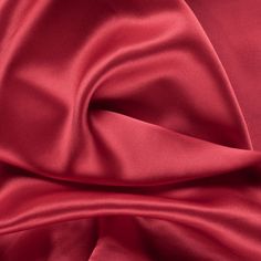 Premium Red Stretch Silk Charmeuse - Formal - Dresses - Applications Red Satin Prom Dress, Satin Homecoming Dress, Bias Cut Dress, Prom Dresses Gowns, Chic Flowers, Mood Fabrics, Long Red, Buy Fabric, Silk Charmeuse