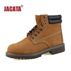 Men's JACATA 6" Classic Work Boot - Brown Nubuck Jacata boots are made rugged and dependable using the latest craftsmanship available. They're designed with a unique comfort system made to take on the rigorous of the work place, as well as to help reduce foot fatigue, and to support the your arch and cushions every step. Premium Nubuck Leather Classically rugged work boot with water resistant, abrasion-resistant upper Rubber lug outsole Goodyear welt construction Padded collar for a comfortable Outdoor Work Martin Boots With Reinforced Toe, Rugged Martin Boots With Reinforced Toe For Outdoor Work, Desert Boots With Reinforced Toe For Outdoor Work, Desert Ankle Boots With Reinforced Toe For Outdoor Work, Ankle Desert Boots With Reinforced Toe For Outdoor Work, Goodyear Welt Martin Boots With Round Toe For Outdoor, Goodyear Welt Lace-up Martin Boots For Outdoor, Outdoor Martin Boots With Goodyear Welt And Round Toe, Outdoor Desert Boots With Goodyear Welt Construction