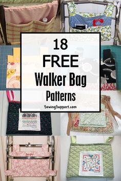 Patterns For Quilts, Wheelchair Bags, Walker Bag, Beginner Sewing Projects Easy, Leftover Fabric, Sewing Projects For Beginners, Sewing Skills, Easy Sewing Projects, Love Sewing