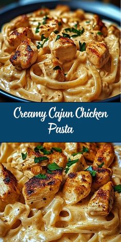 This Creamy Cajun Chicken Pasta is a spicy, flavorful, and comforting dish. Juicy Cajun-seasoned chicken is combined with tender pasta in a creamy sauce, packed with bell peppers, garlic, and Parmesan. This one-pot dish is easy to prepare and makes for an irresistible dinner with a little kick! Cream Cajun Chicken Pasta, Crockpot Cajun Chicken Recipes, Cajun Chicken Pasta Pioneer Woman, Copycat Chili’s Cajun Pasta, Cajun Chicken Pasta Red Lobster, One Pot Creamy Cajun Chicken Pasta, Creole Chicken Pasta, Cajun Pasta Vegetarian, Best Cajun Shrimp Pasta