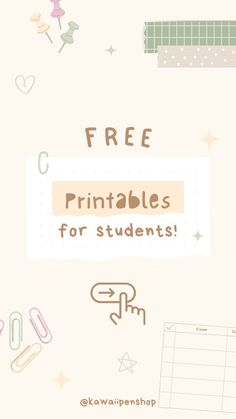 Free Back to School Printables for Students Free Back To School Printables, Study Planner Printable Free, Back To School Printables, Daily Planner Printables Free, To Do Planner, Back To School Organization