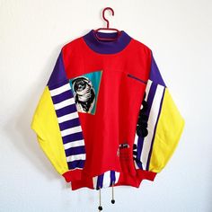 🚨 follow us on instagram @bestclassicvintage 🚨 Vintage Adidas sweatshirt from the 90s. Very rare model. Excellent vintage condition. Size approximately L: Pit to pit: 63cm Back length without collar: 72 cm Vintage Graphic Print Winter Sweatshirt, Vintage Winter Graphic Print Sweatshirt, Winter Vintage Graphic Print Sweatshirt, Retro Long Sleeve Sweatshirt, Vintage Multicolor Sweatshirt For Streetwear, Retro Red Sweatshirt With Graphic Print, Retro Red Sweatshirt For Streetwear, Retro Red Graphic Print Sweatshirt, Multicolor Vintage Sweatshirt For Streetwear