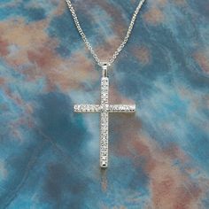 Natural Diamond Cross Pendant 17" Chain 14k White Gold 0.41 TCW Certified $3,490 307921This magnificent pendant is very versatile and can be used both vertical and horizontal.Nothing says, “I Love you” more than Diamonds and Pearls!This diamond necklace has been Certified, Inspected, and Appraised by Gemological Appraisal LaboratoryGemological Appraisal Laboratory of America is a proud member of:- GIA Alumni Association- National Association of Jewelry Appraisers- International Consortium Gem-Te Elegant Sterling Silver Necklace With Channel Set, Fine Jewelry Anniversary Cross Pendant Necklace, Fine Jewelry Anniversary Necklace With Cross Pendant, Fine Jewelry Cross Pendant Necklace For Anniversary, Channel Set Cubic Zirconia Necklace Gift, Sterling Silver Cross Necklace With Vvs Clarity For Anniversary, Gift Vvs Clarity Sterling Silver Cross Necklace, Sterling Silver Cross Pendant Diamond Necklace For Anniversary, Sterling Silver Channel Set Jewelry Gift