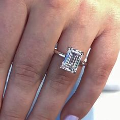 Emerald Cut Engagement Ring in 14k Solid Gold 3 CT Moissanite Engagement Ring Emerald Solitaire Moissanite Ring Gold Promise Ring  ⦿ 𝐃𝐞𝐬𝐢𝐠𝐧 𝐍𝐨 : JPR136 EME 13 ⦿ 𝐑𝐢𝐧𝐠 𝐃𝐞𝐭𝐚𝐢𝐥𝐬 * Main Stone Shape : Emerald Cut * Main Stone Carat Weight : 3 carat Approx. * Main Stone MM Size : 10X8MM * Stone Type: Moissanite Diamond  * Stone Color: D Color * Stone Clarity: VVS1 * Custom color: Solid Rose Gold, Solid Yellow Gold, and Solid White Gold. * All silver or gold pieces are stamped with the metal type on the inside. Feel free to contact me with any questions or requests. ⦿ 𝐑𝐢𝐧𝐠 𝐒𝐢𝐳𝐞 → A larger Ring size is available, please feel free to contact me if you need another ring size. ⦿ 𝐄𝐧𝐠𝐫𝐚𝐯𝐢𝐧𝐠 → We provide free engraving of up to 5 fonts. ⦿ 𝗩𝗶𝘀𝗶𝘁 𝗺𝘆 𝘀𝗵𝗼𝗽 𝗳𝗼? Emerald Shape Engagement Ring, Emerald Shape Engagement Rings, Moissanite Engagement Ring Emerald, Emerald Cut Engagement Ring, Engagement Ring Emerald, Gold Promise Ring, Emerald Cut Engagement, Gold Promise Rings, Emerald Engagement Ring Cut