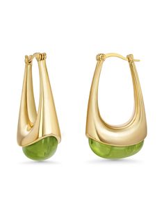 PRICES MAY VARY. Unique and Trendy; Up your jewelry collection with these gorgeous large dangling womens prom earrings with green resin stone. These gold plated earrings are a must have for the trendy individual. Wear them daily or special occasions, vacation, wedding. Perfect for the beach, festival Thanksgiving, Christmas, New Year's, gifts for mother's day, grandmother, daughter! Boho; These big dangly trending gold plated oval circle golden chandelier tear earrings measure 1" x 1.5" for that Golden Dangle Earrings, Luxury Jade Jewelry, Gold And Green Earrings, Resin Gemstone, Summer Beach Fashion, Huggies Hoop Earrings, Golden Chandelier, Vacation Wedding, Resin Stone