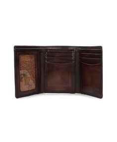 This compact and stylish trifold wallet is designed with organization and durability in mind. Crafted in our supple, full-grain leather, it will age handsomely with wear. With plenty of room for the essentials, this wallet won't crowd your pockets. 100% full-grain leather Interior: 1 billfold compartment, 6 credit card slots, 2 multi-function pockets, ID window, deep embossed logo; Signature Map Print faille lining Exterior: burned edge finish, heavy handcrafted stitching Dimensions: 3 1/2"(W) x 4 3/8"(H) x 3/4"(D) RFID-blocking protection Trifold Wallet With Interior Card Slots For Everyday Use, Trifold Wallet With Interior Card Slots, Trifold Wallets With Coin Pocket For Daily Use, Trifold Wallets With Leather Lining, Trifold Wallet With Card Slots For Everyday Use, Everyday Trifold Wallets With Leather Lining, Everyday Trifold Wallet With Card Slots, Daily Use Trifold Wallet With Coin Pocket, Classic Trifold Wallet With Leather Lining For Travel