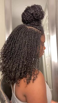 We can agree that an updo with a claw clip is hard to do with thick LOCS! But This has made it so much easier to do this style by… | Instagram Braid Out On 4c Hair, Cute Natural Hairstyles With Weave, Loc Twist Out Styles, How To Do Sister Locs Tutorials, Sister Locs Curly Ends, Micro Locs Curly Ends, 4c Locs With Curly Ends, Adding Hair To Locs, Locks Hair