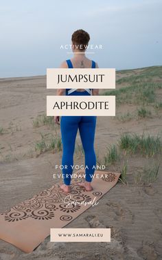 Jumpsuit Aphrodite by Samarali | Natural yoga and wellness products for everyone | based in The Netherlands | Shipping worldwide. Discover the perfect Jumpsuit Aphrodite for yoga and everyday wear. Made in Ukraine with OEKO-Tex-certified materials for quality and sustainability. Shop now! yoga jumpsuit, cotton jumpsuit, ethical activewear, versatile fitness wear, comfortable yoga apparel, breathable workout jumpsuit, sustainable fashion, women's activewear, stylish yoga clothing