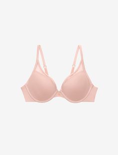 The ultimate cup-size balancing act: a bra with removable pads to even out different sizes. Loves deep V-necks. Best for petite frames & day-to-night wear. Removable pads for balancing cup sizes or customizable cleavage No-show double-layer back Ultra-thin foam cups for shape & nipple coverage Unmatched fit in exclusive half cup sizes True to size Minimal (less) coverage 76% nylon/24% Spandex Machine wash in cold, lay flat to dry Use a lingerie bag for machine wash Low Cut Bra, Deep V Bra, Cut Dresses, Latest Bra, Low Cut Dresses, Deep Plunge, Foam Cups, Low Neckline, Cup Sizes