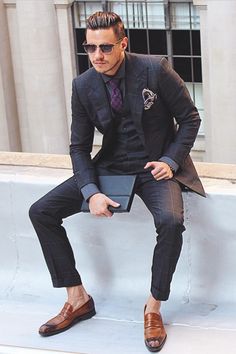 Men's Fashion                                                       … Check Suit, Cooler Look, Men’s Suits, Wedding Suits Men, Suit Style