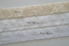 "This stunning Wedding Garter Set is made with fine stretch lace. The jewel is made with high quality, sparkly rhinestones. This set is even more beautiful in person. Matching toss garter is included. Lace measures 1.25\" wide. Available in Ivory, Off White, Pure White Measurement: Select your thigh measurement in the Size drop-box at checkout. To measure your thigh, use a soft measuring tape and place it where you would like to wear your keepsake garter. You can use a piece of string and place Wedding Lace With Stretch, Stretch Lace With Lace Trim For Wedding, Elegant Stretch Lace For Wedding, Crystal Garter, Bridal Garters Set, Wedding Garter Set, Wedding Garters, Wedding Lace, Lace Garter