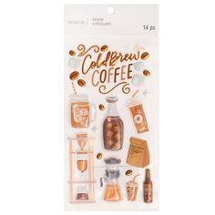 a package of coffee related items