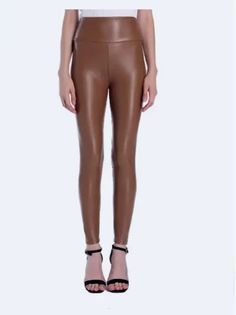 Drop Ship High Waisted Pu Faux Leather Leggings – BodiModi Stretch Solid Color Polyurethane Leather Pants, Sleek Solid Leather Leggings, Sleek Solid Color Faux Leather Leggings, Solid Leather Leggings For Night Out, Leather Leggings For Night Out, Sleek Brown Faux Leather Bottoms, Brown Faux Leather Full-length Pants, Brown Full-length Faux Leather Pants, Brown Full Length Faux Leather Pants