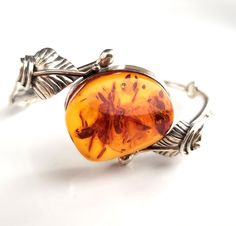 genuine amber poland Baltic Amber Jewelry, Antique Bracelets, Amber Bracelet, Box Clasp, Amber Jewelry, Amber Color, Baltic Amber, Silver Frame, Handmade Sterling Silver