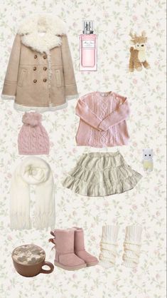 winter outfit, winter, christmas, pink , coquette?, outfits Pink Outfits Aesthetic, Christmas Outfit Aesthetic, Coquette Outfits, Girly Fits, Christmas Pink, Pink Coquette, Kawaii Fashion Outfits, Cute Winter Outfits, Princess Outfits