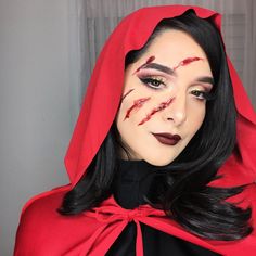 Halloween Parejas, The Big Bad Wolf, Wolf Eyes, Cute Halloween Makeup, Halloween Coustumes, Amazing Halloween Makeup, Holloween Costume, Homemade Halloween Costumes, Diy Kostüm