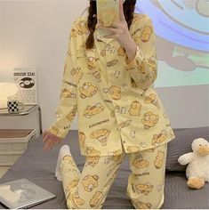 SO CUTE and COMFY Sanrio Pompompurin Pajama set💛 | cute sanrio girlfriend gift, valentines day gift ideas, Sanrio Pompompurin pajamas, Cute Pompompurin sleepwear, Kawaii Sanrio character loungewear, Adorable Pompompurin-themed pajama set, Yellow Pompompurin nightwear, Comfortable Sanrio Pompompurin pajamas, Pompompurin and Friends sleepwear | #commissionearned Cute Pjs Sanrio, Cute Pj Sets Aesthetic, Pompompurin Pajamas, Pompompurin Onesie, Pompompurin Outfit, Sanrio Outfit Aesthetic, Sanrio Pajamas, Sanrio Pyjama Set