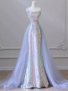 Blue Long Prom Dress, Prom Dresses Sparkly, Red Prom Dress Long, Navy Blue Prom Dresses, Sparkly Prom Dresses, Light Sky Blue, Preppy Dresses, Dresses Royal, Formal Party Dress