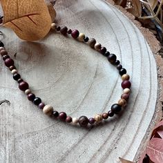 Beaded necklaces with an autumnal vibe! This design consists of natural wooden beads, indifferent hues and sizes. Super lightweight, yet still a statement piece!   Check out my other listings for more colours and styles of autumnal necklaces!  ALL necklaces are approx 45cm (18") in length. If you require a shorter or longer necklace, please message me before purchasing, and I will create a custom order for you! These necklaces have a larger than usual clasp, so very easy to put on by yourself. A Beaded Necklaces, Wooden Beads, Long Necklace, Statement Pieces, Halloween Shopping, Necklace Etsy, Beaded Necklace, Accessory Gift, Jewelry Necklaces