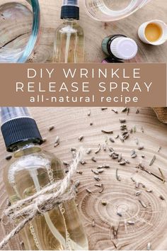 diy wrinkle release spray is an all - natural recipe that's easy to make