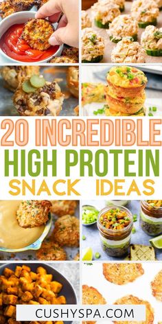 20 incredible high protein snack ideas that are easy to make and great for the whole family