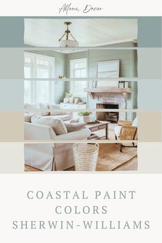 Coastal Paint Colors Sherwin-Williams (with Hex Codes) Coastal Paint Colors Sherwin Williams, Sherwin Williams Coastal Plain, My Color Palette