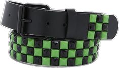 Studded Belts, Stud Belt, Silly Bands, Nice Belts, Green Belt, Scene Emo, Studded Belt, Emo Fashion, Emo Scene