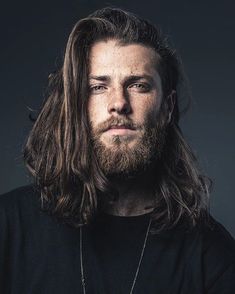 Long Hair And Beard, Long Hair Beard, Dead Man Walking, Viking Men, Long Haired Men, Hair Styles Men, Hair Guide, Beauty Hairstyles