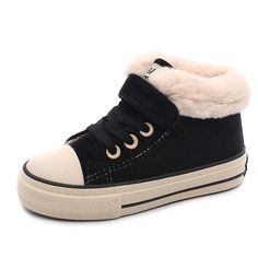 • Upper Material: Flock• Toe Shape: Round Toe• Season: Winter• Outsole Material: Rubber• Lining Material: Plush• Heel Type: Flat • Fit: Fits true to size, take your normal size• Fashion Element: Sewing• Boot Height: Ankle• Heel Height: (1in)• Weight: 4 oz• Width Options : Medium• Shipping Worldwide• Import Product• Ite Non-slip High-top Winter Boots, Winter Synthetic Sneakers With Closed Toe, Winter Sneakers With Closed Toe In Synthetic Material, Winter Synthetic Closed Toe Sneakers, Closed Toe Synthetic Sneakers For Winter, Winter Closed Toe Synthetic Sneakers, Winter High-top Sneakers With Rubber Sole, Winter Sneakers With Round Toe, Non-slip Lace-up Winter Boots