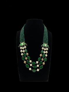 Gorgeous Green beads Victorian style statement Necklace. Necklace length: 18 inches Highest quality and craftsmanship Free US shipping Since natural semiprecious beads are used in this necklace, Color and shape of the green beads may vary slightly Please let me know if you have any questions Green Gemstone Beads Necklace For Wedding, Green Beaded Chain Necklace For Festivals, Elegant Kundan Necklace With Gemstone Beads, Green Kundan Necklace With Round Gemstone Beads, Elegant Gemstone Beads For Festivals, Fusion Style Festival Jewelry With Gemstone Beads, Green Polished Beaded Necklaces For Festivals, Green Polished Bead Necklaces For Festivals, Green Faceted Beads Necklaces For Festivals