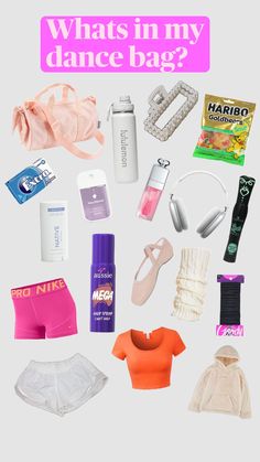 what's in my dance bag?