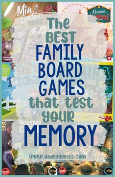 the best family board games that test your memory