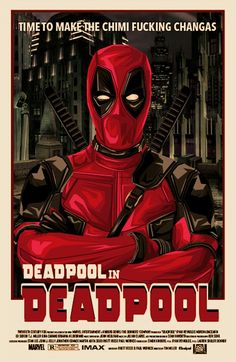 deadpool in deadpool movie poster