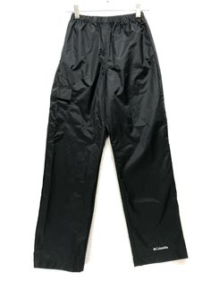 Columbia Windbreaker Nylon Water Resistant Hiking Pants Black Youth Size M See pictures for details and measurements, thanks for looking. Please check out the other items in our store. Black Full-length Parachute Pants For Outdoor Activities, Black Full Length Parachute Pants For Outdoor Activities, Black Waterproof Techwear Parachute Pants, Black Waterproof Techwear Pants, Black Utility Parachute Pants For Hiking, Black Waterproof Techwear Bottoms, Black Nylon Parachute Pants For Hiking, Black Utility Waterproof Cargo Pants, Black Waterproof Utility Cargo Pants